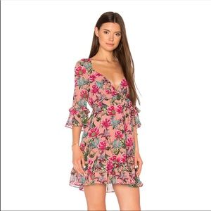 For Love and Lemons Floral Print Dress